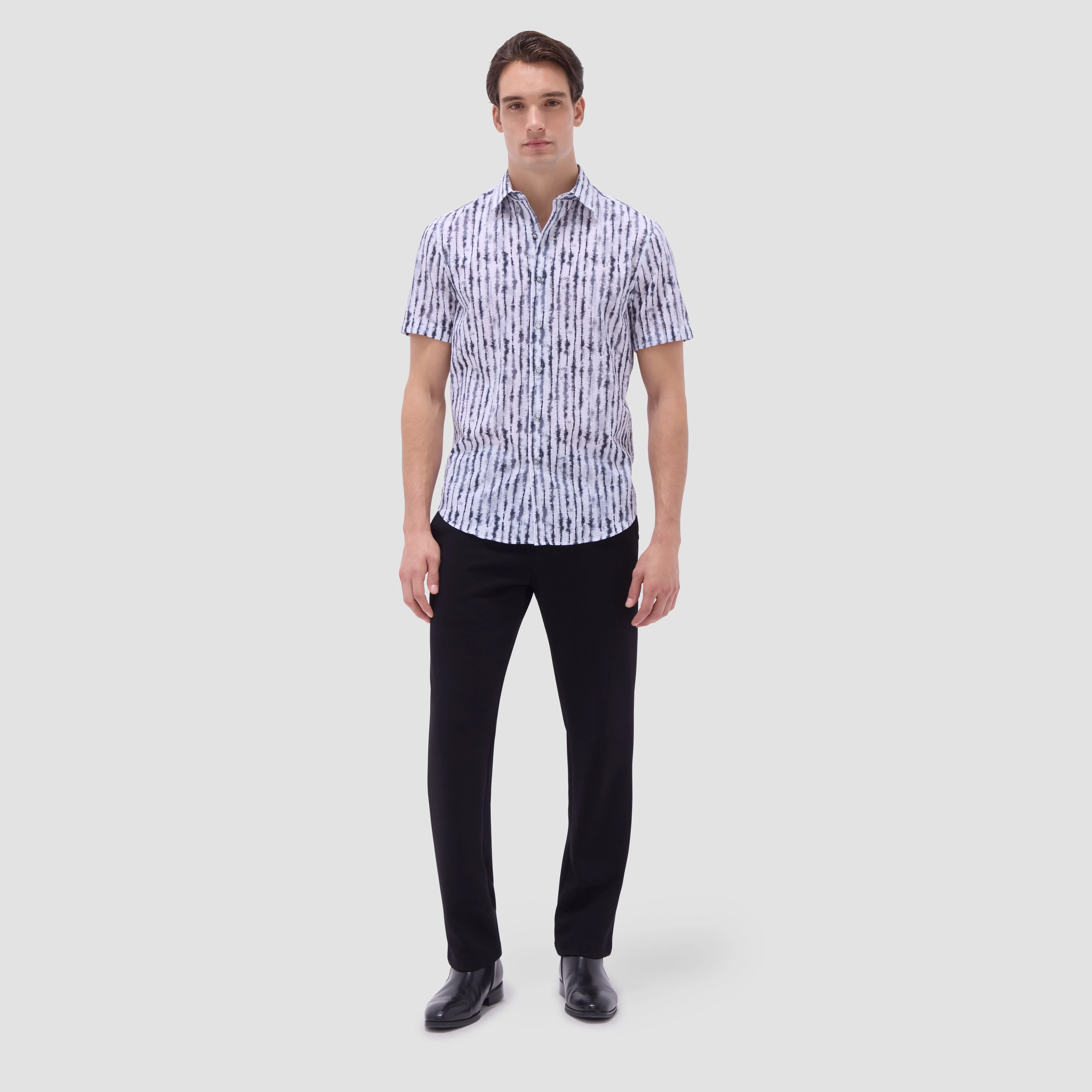 Orson Shibori Seersucker Short-Sleeve Shirt