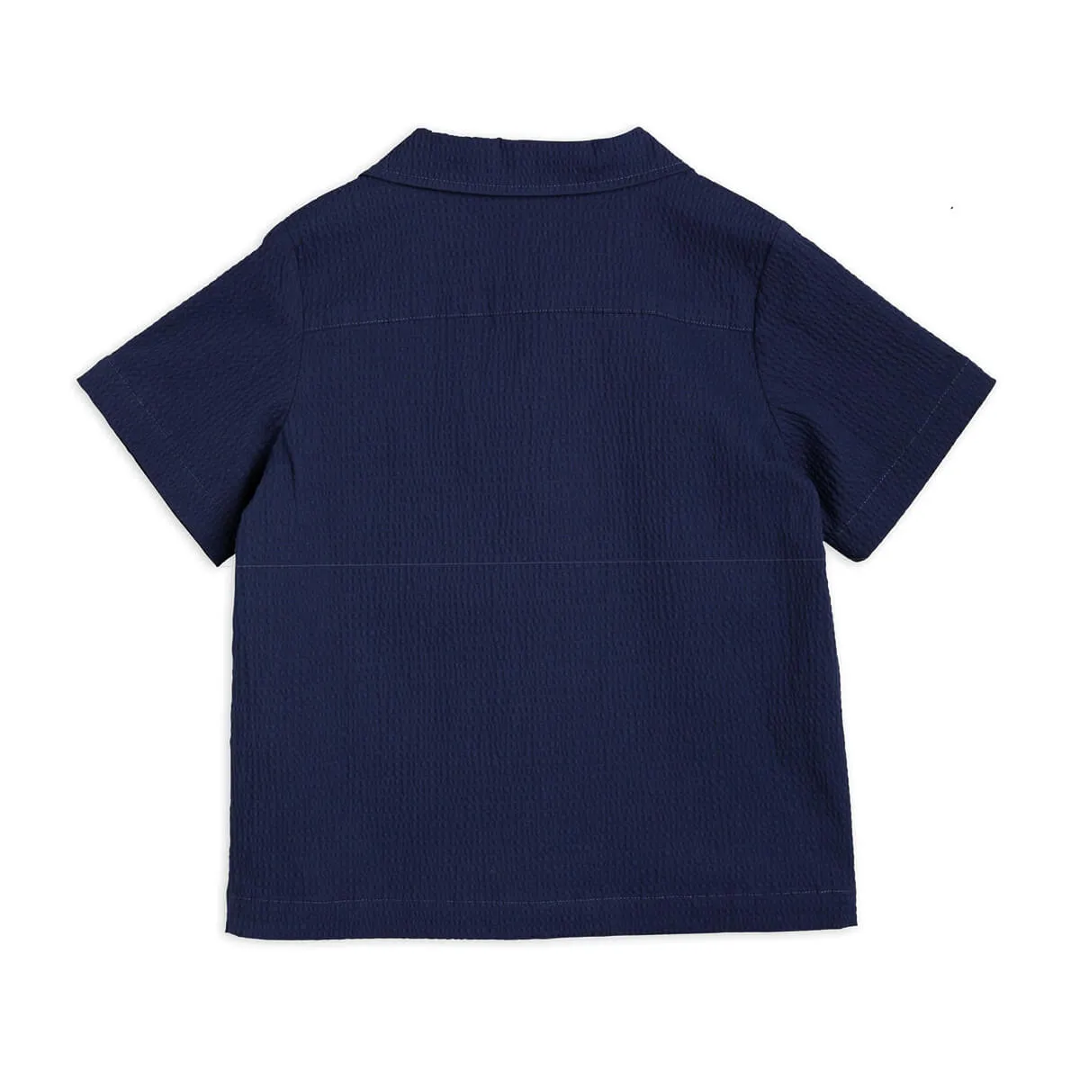 Pelican Woven Shirt - Gewebtes Kurzarmhemd aus GOTS Bio-Baumwolle