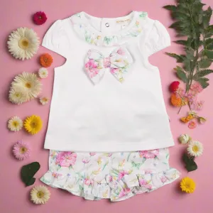 "Blossom" Blouse and Shorts Set