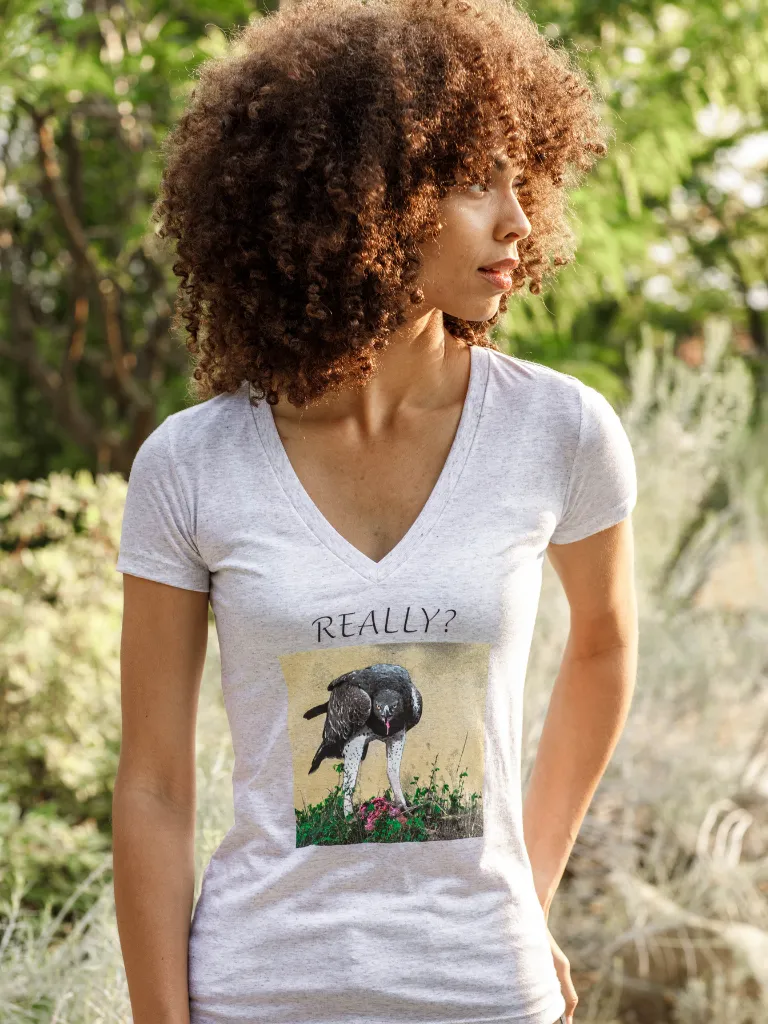 REALLY? V-NECK TEE