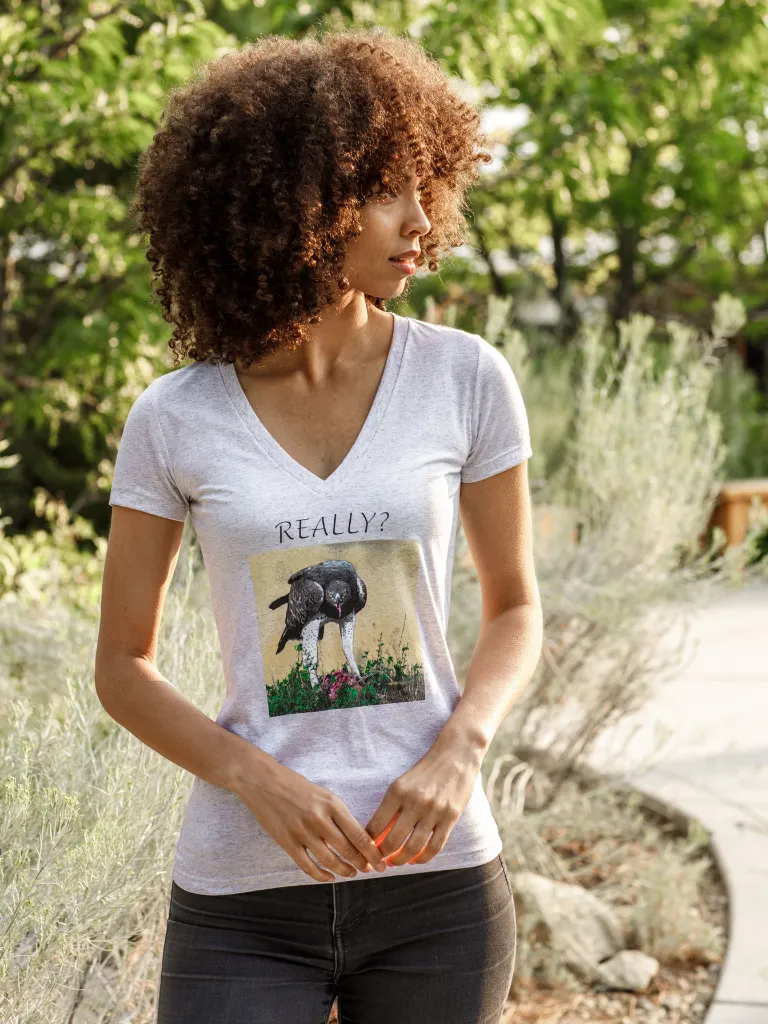 REALLY? V-NECK TEE