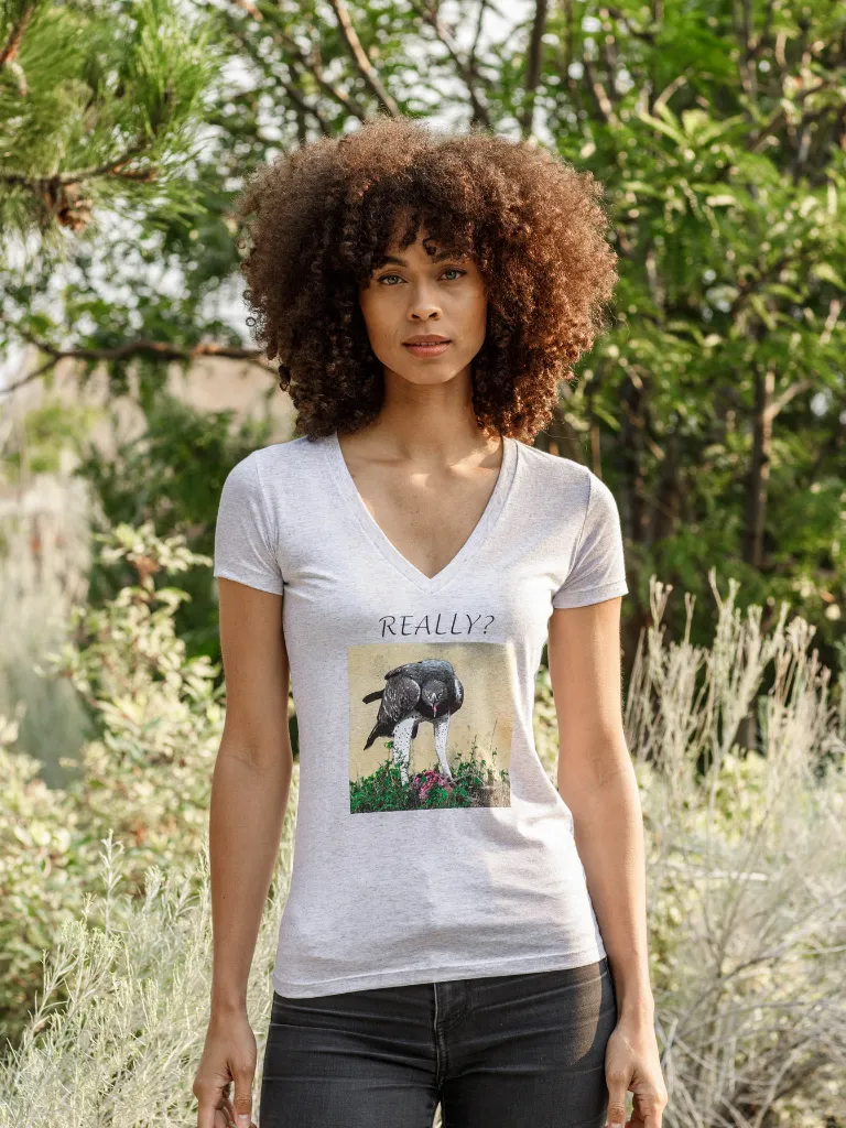 REALLY? V-NECK TEE