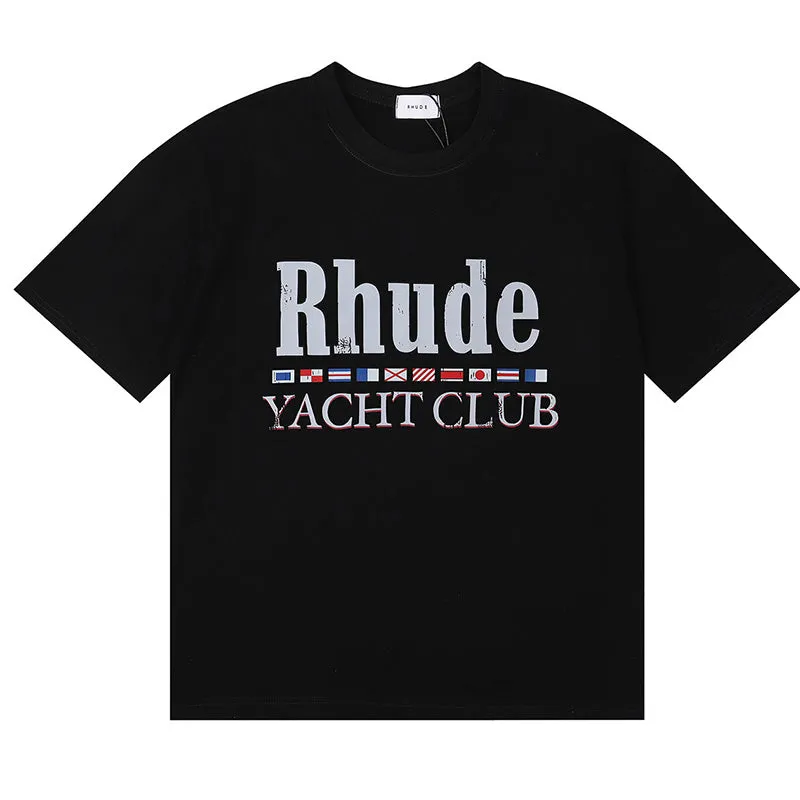 RHUDE Grand Prix logo T-Shirts