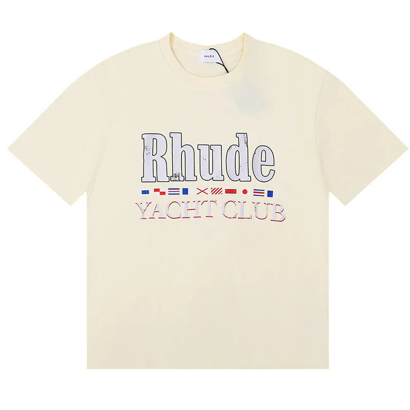 RHUDE Grand Prix logo T-Shirts