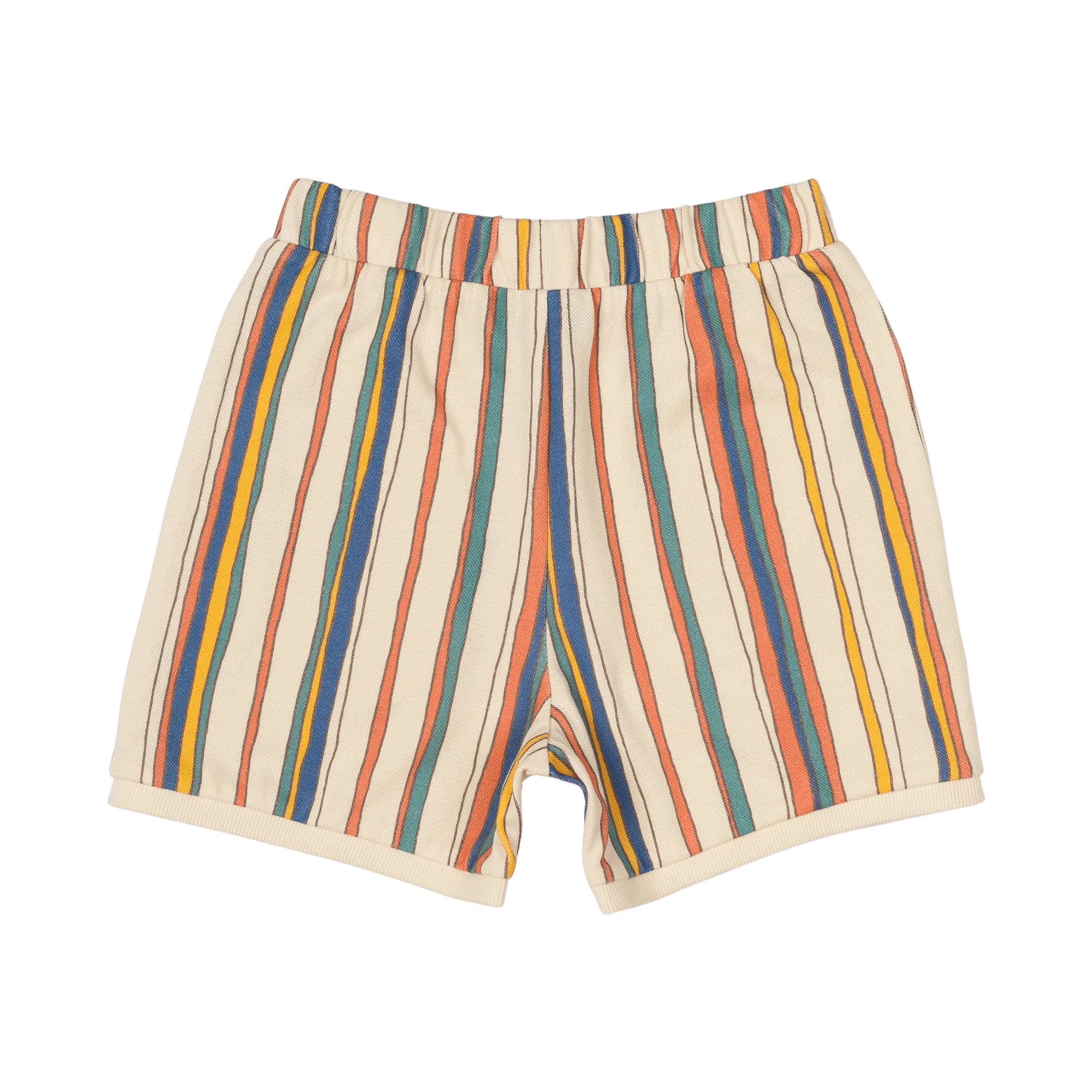 ROCK YOUR BABY STRIPE POLO SHORTS