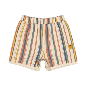 ROCK YOUR BABY STRIPE POLO SHORTS