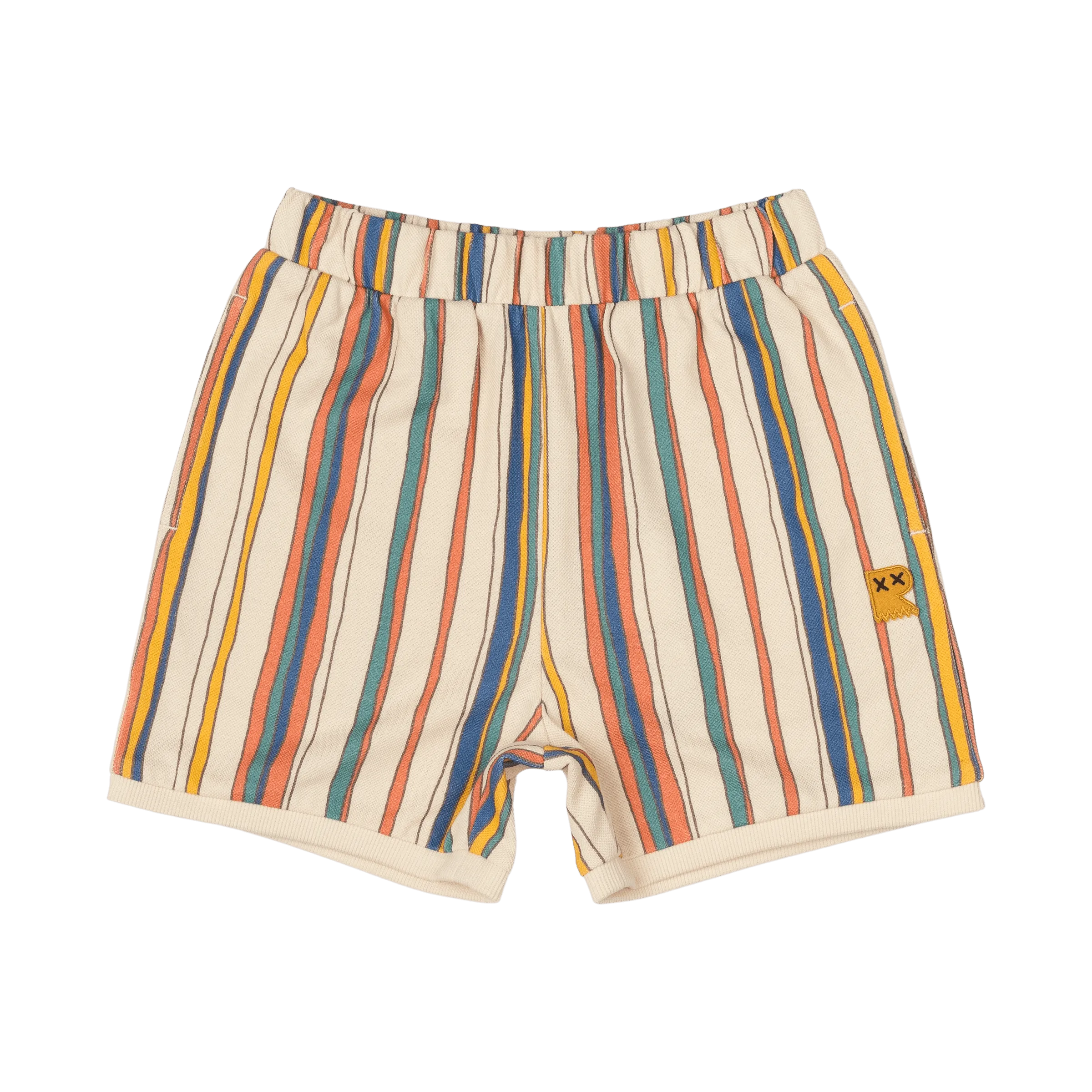 ROCK YOUR BABY STRIPE POLO SHORTS