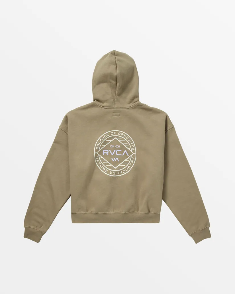 RVCA Womens Court Zip Hoodie