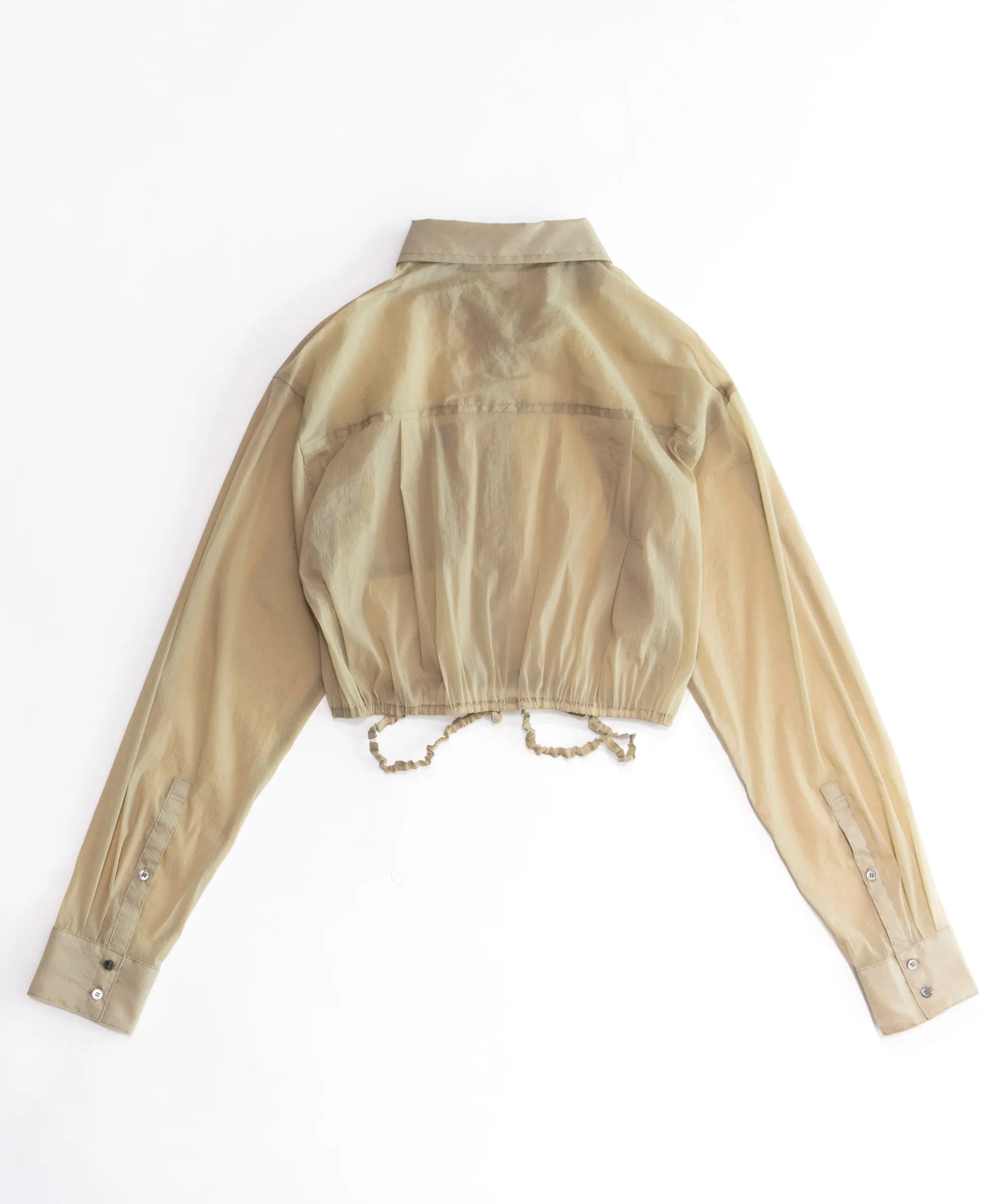 【SALE】Sheer Short Length Shirt