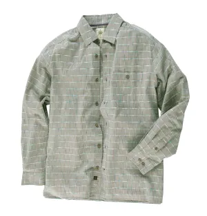 Sayulita Space-Dyed Check Shirt - Tall