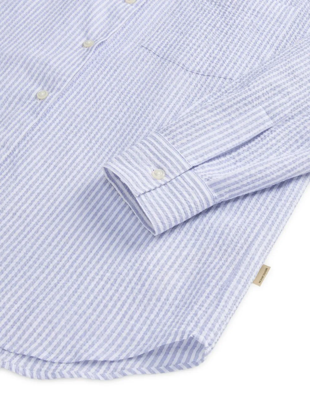 Seersucker cotton shirt
