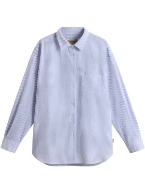 Seersucker cotton shirt