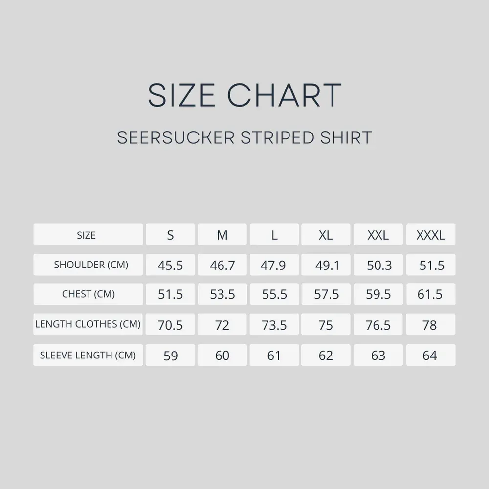 Seersucker Shirt - Navy Blue