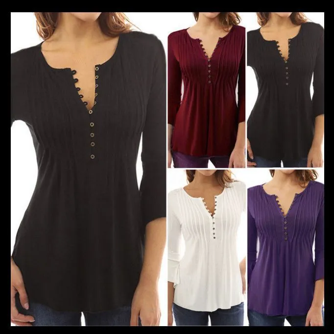 Seven Point Flared Sleeve T-Shirts 5078