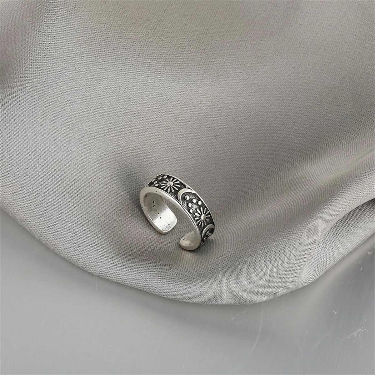 Silver-Plated Celestial Ring