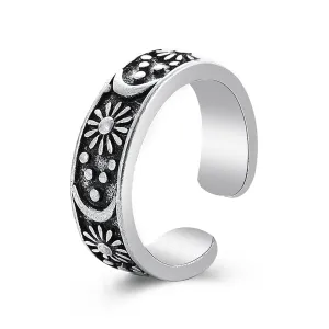 Silver-Plated Celestial Ring