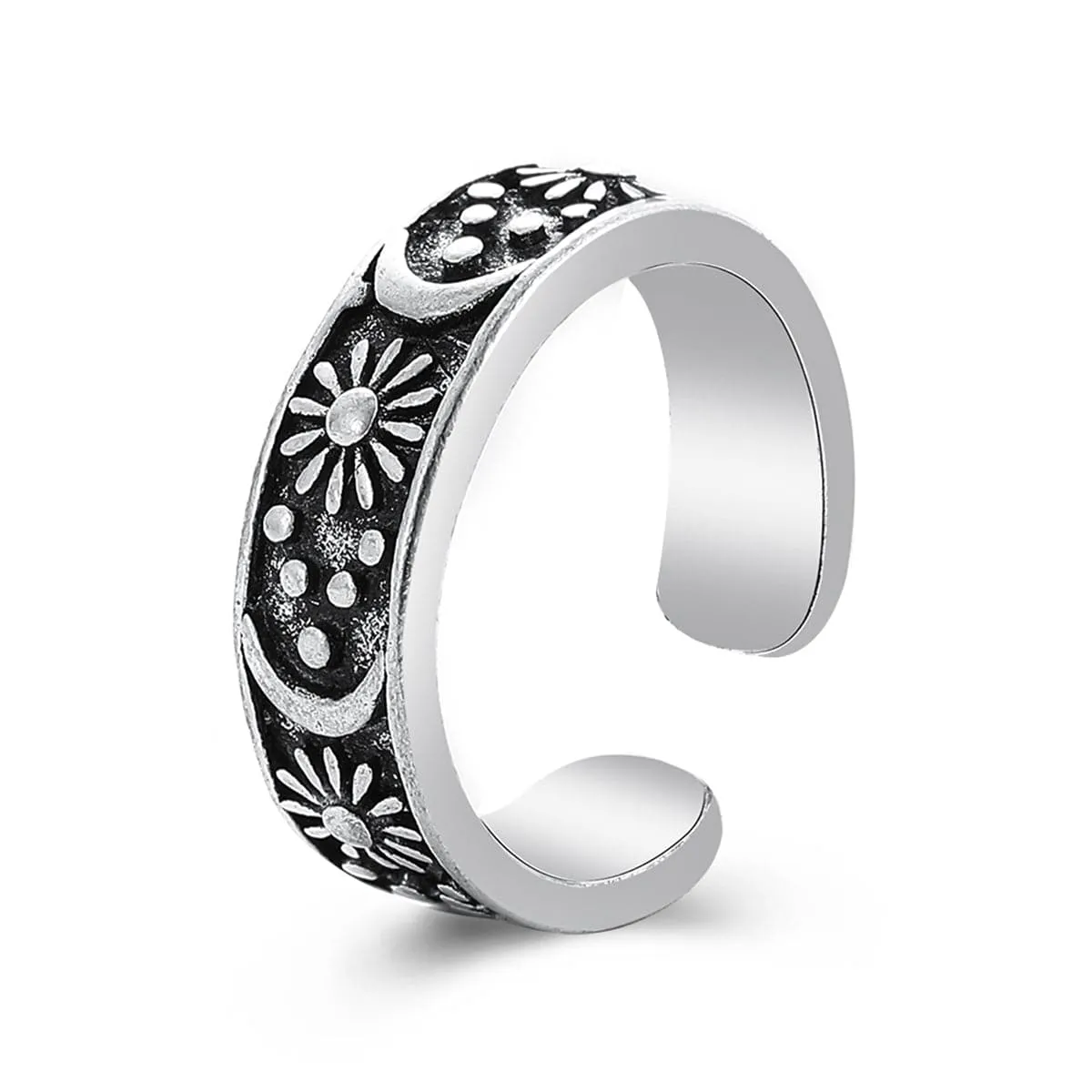 Silver-Plated Celestial Ring