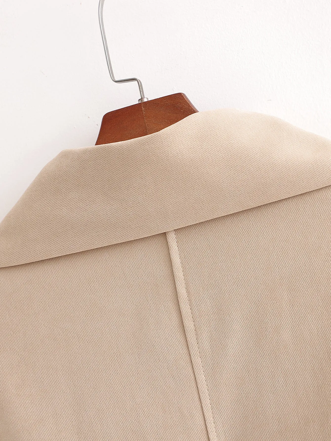 Single-breasted V-neck Cloak Capes Outerwear