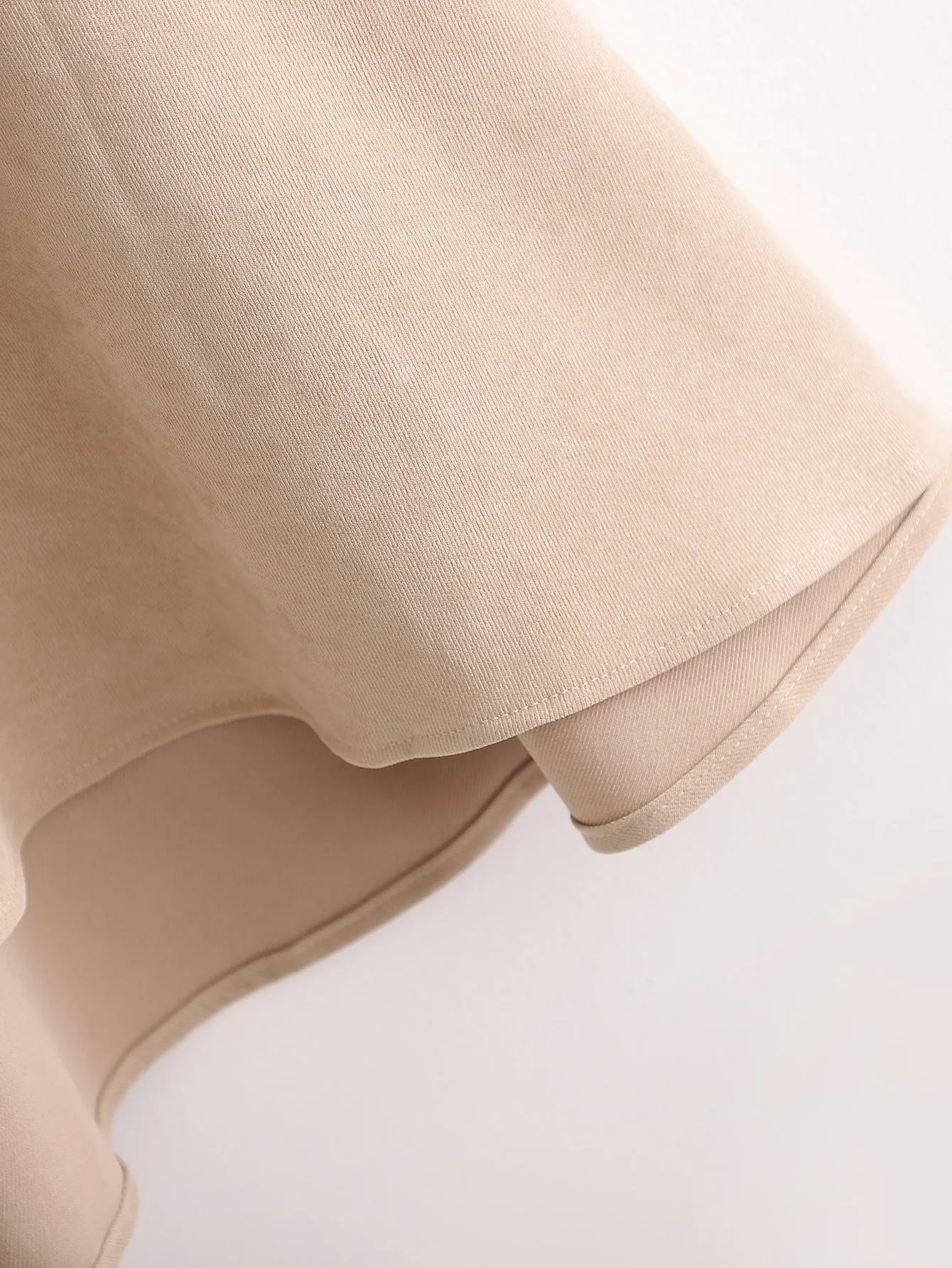 Single-breasted V-neck Cloak Capes Outerwear
