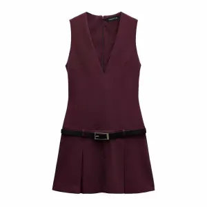 Sleeveless V-Neck Sundress