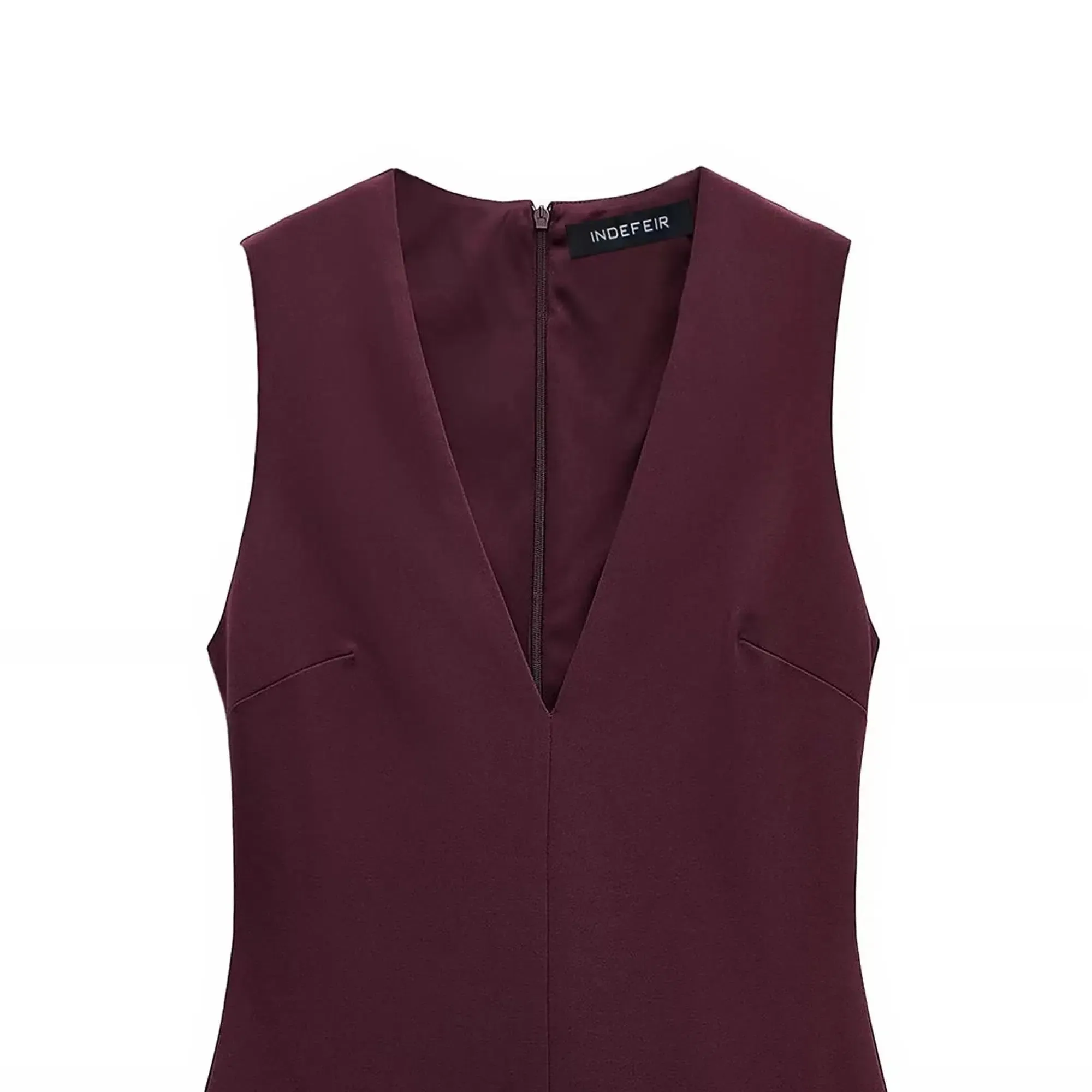 Sleeveless V-Neck Sundress