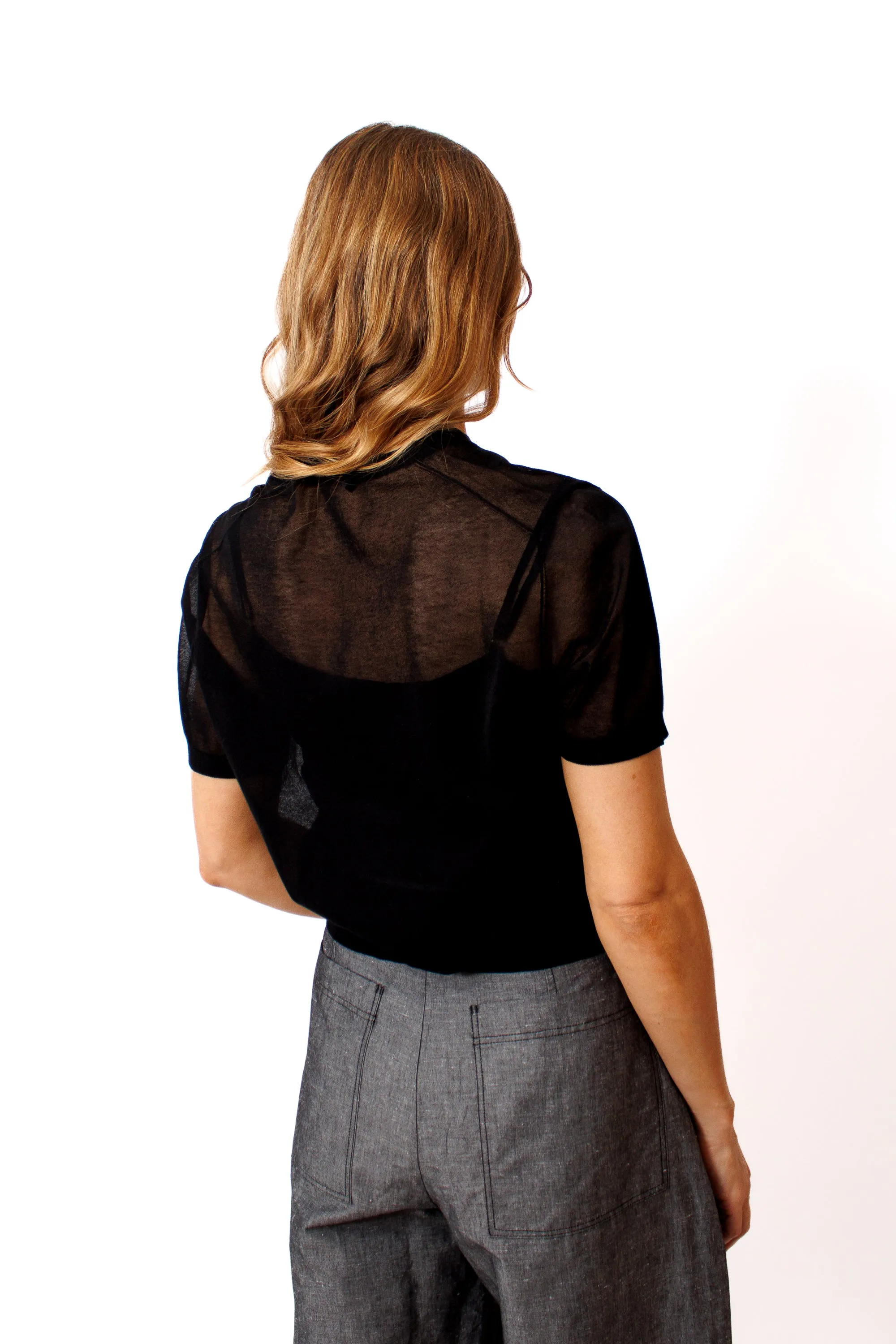 Soeur Dua Sheer Top
