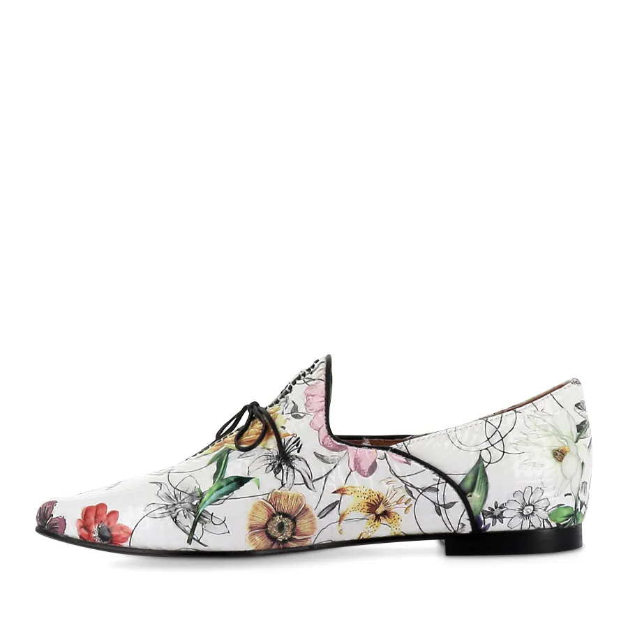 SOMMER - WHITE FLORAL BLACK MULTI