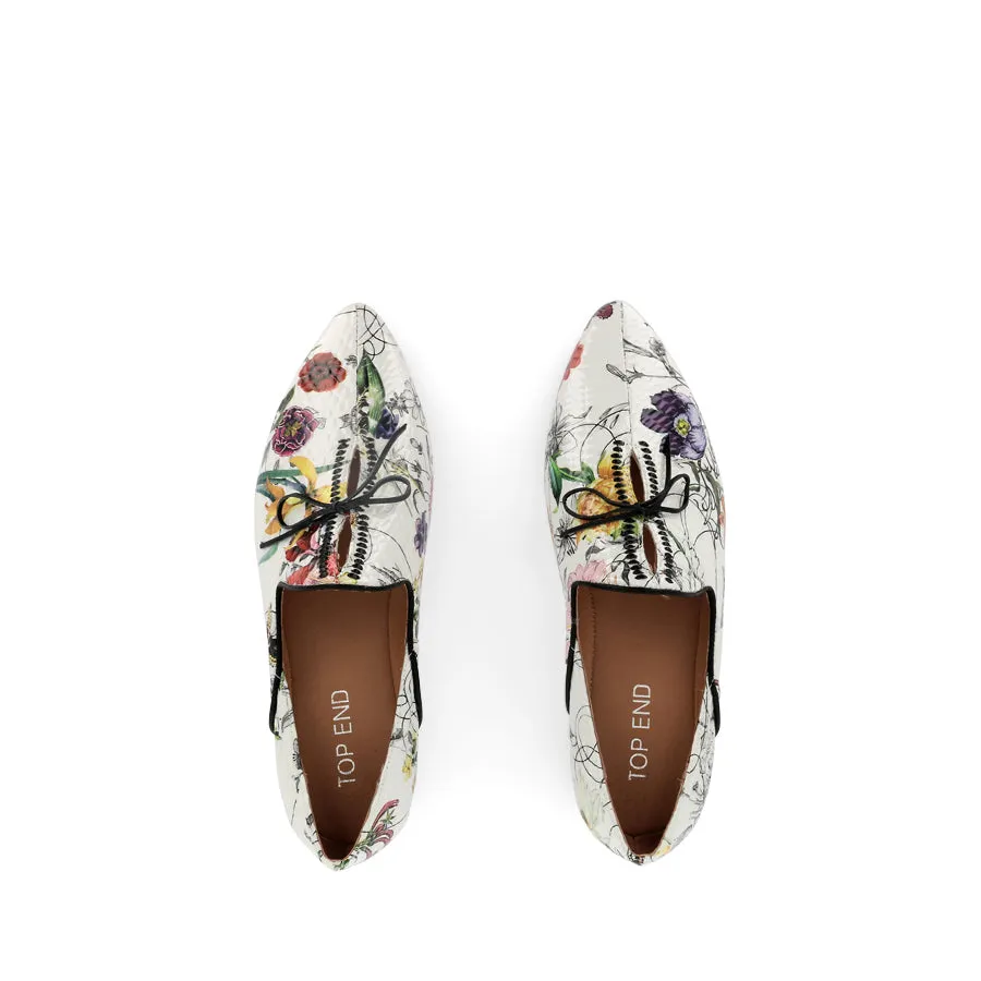 SOMMER - WHITE FLORAL BLACK MULTI