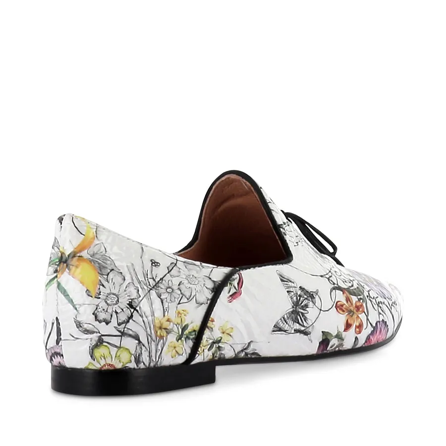 SOMMER - WHITE FLORAL BLACK MULTI