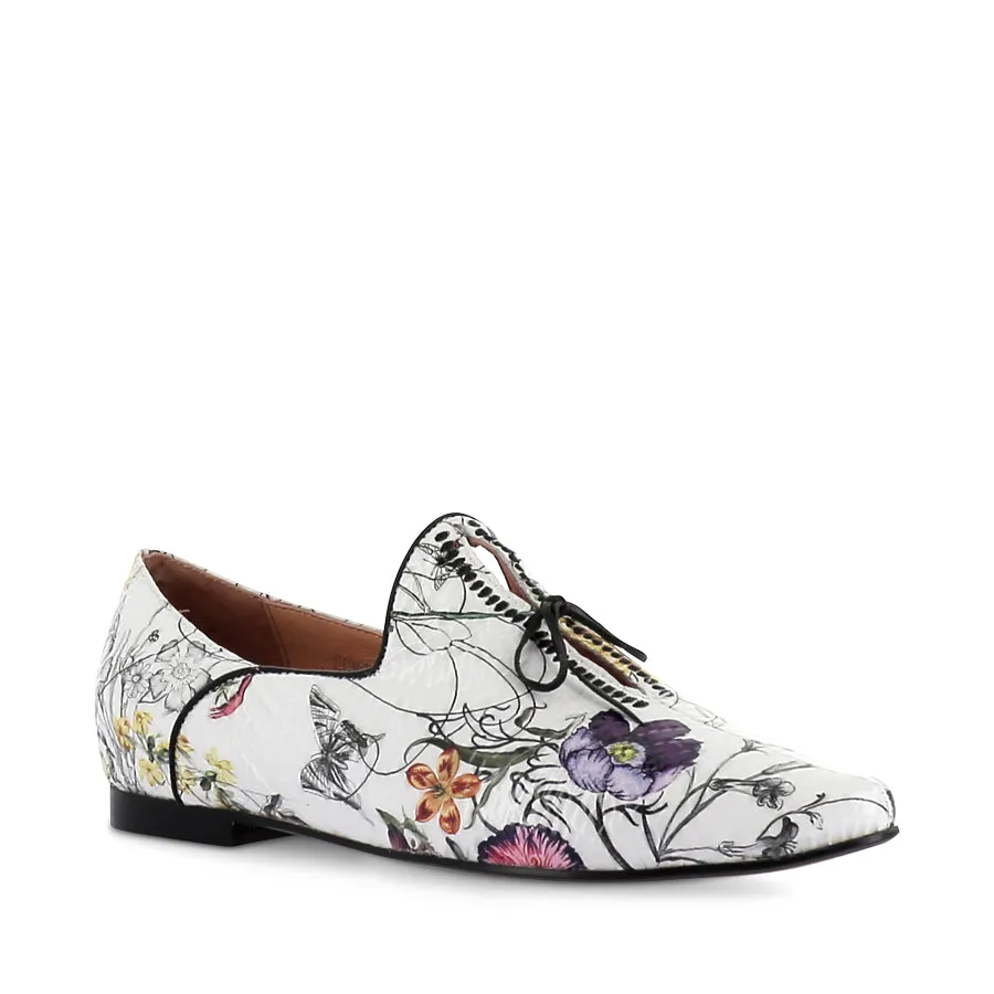 SOMMER - WHITE FLORAL BLACK MULTI