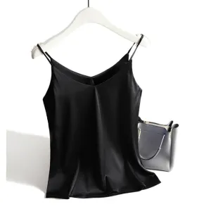 Spaghetti Strap Silk Tank Top/Camisole