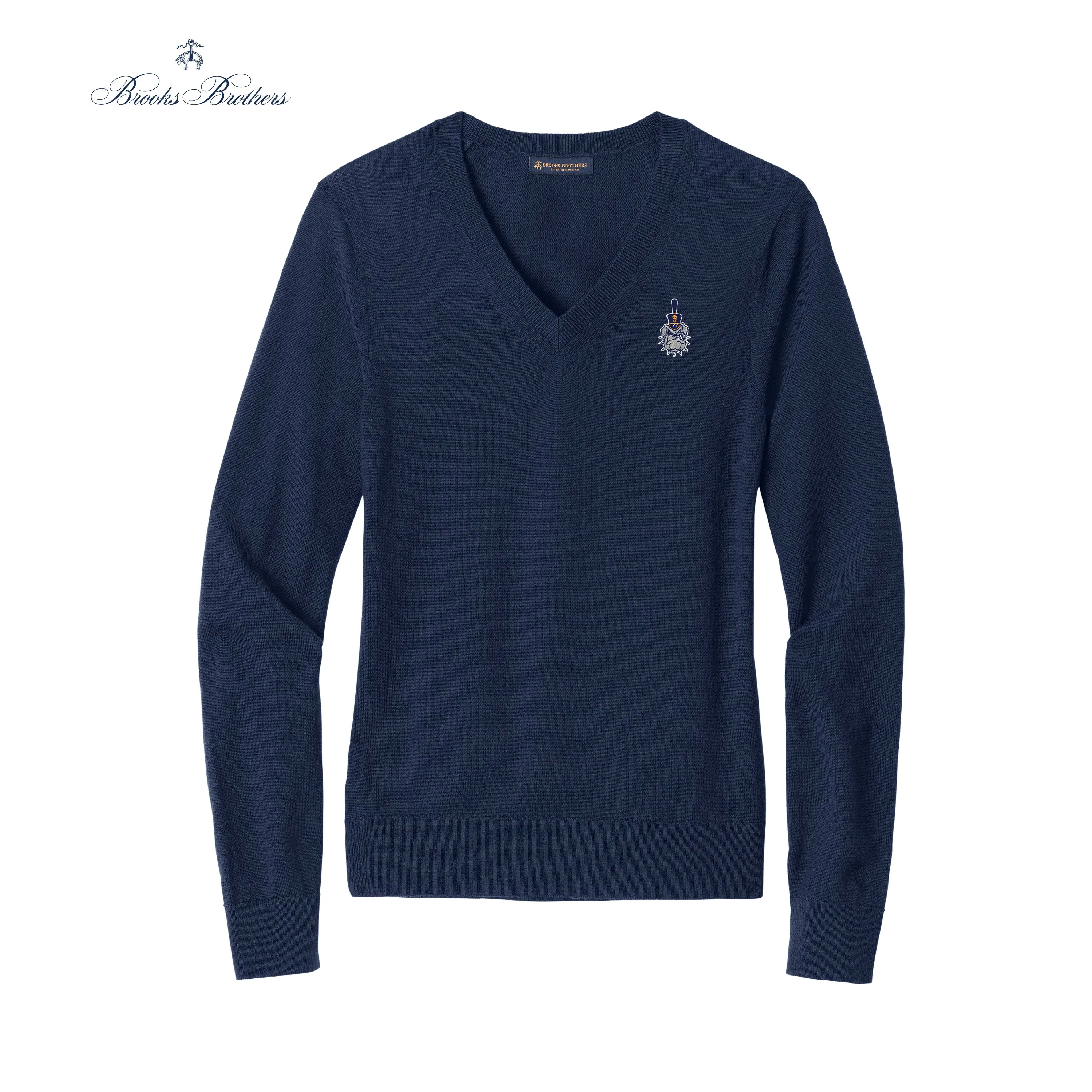 The Citadel, Spike, Brooks Brothers ® Women’s Washable Merino V-Neck Sweater