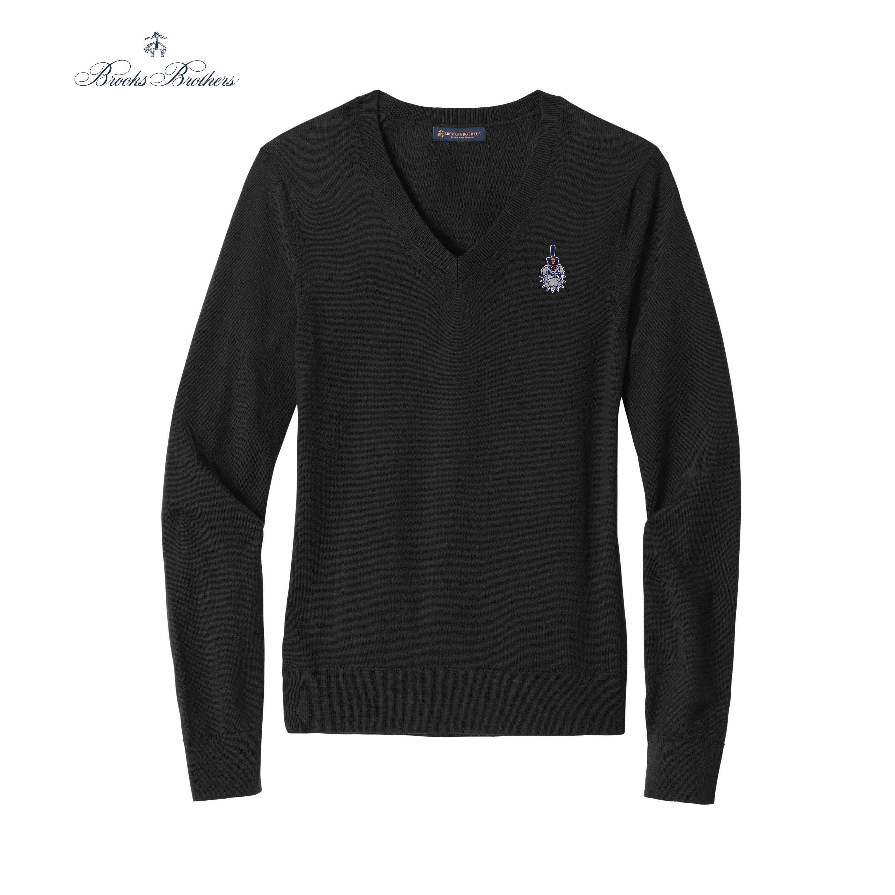 The Citadel, Spike, Brooks Brothers ® Women’s Washable Merino V-Neck Sweater