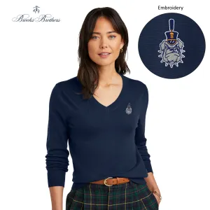 The Citadel, Spike, Brooks Brothers ® Women’s Washable Merino V-Neck Sweater