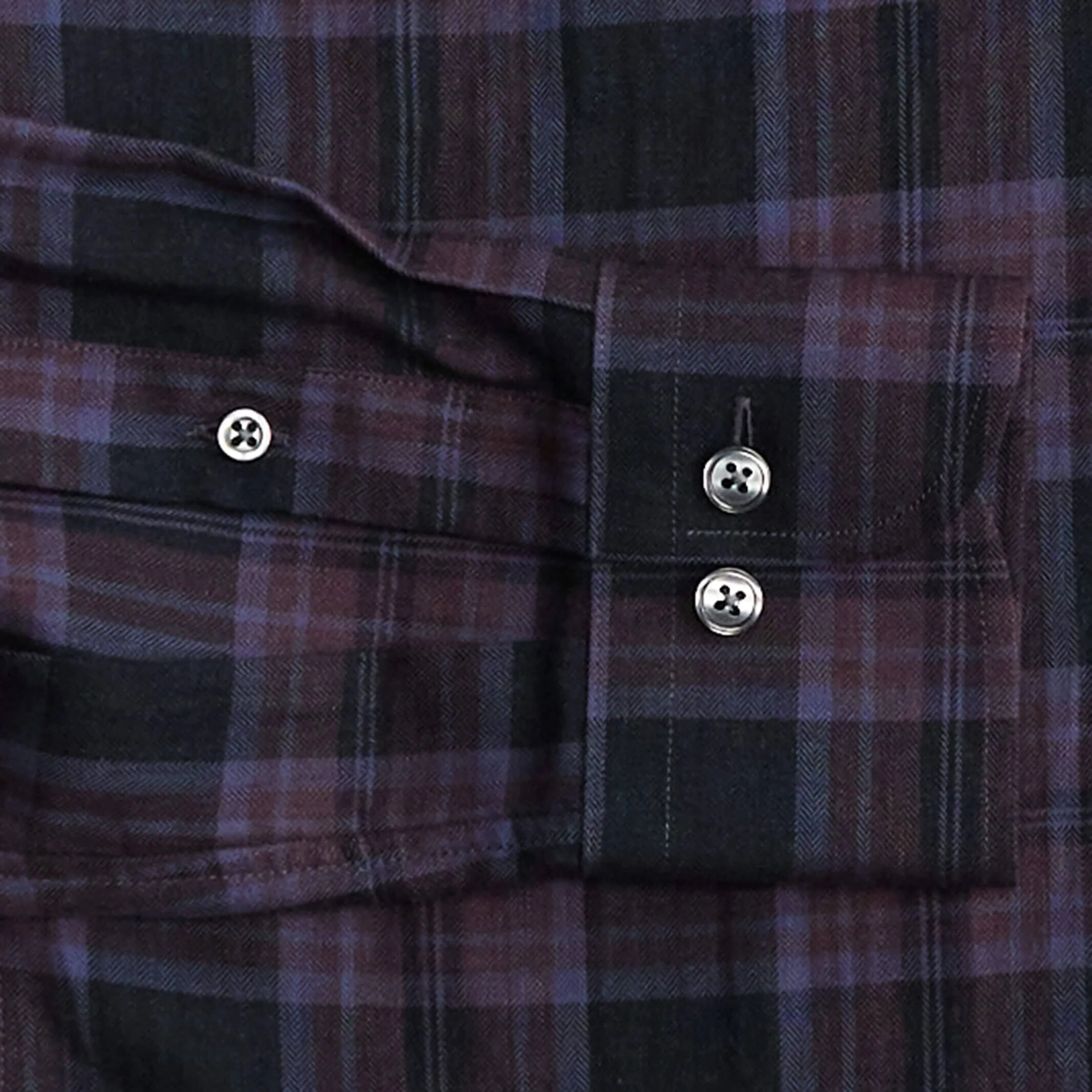 The Plum Esler Brushed Plaid Custom Shirt