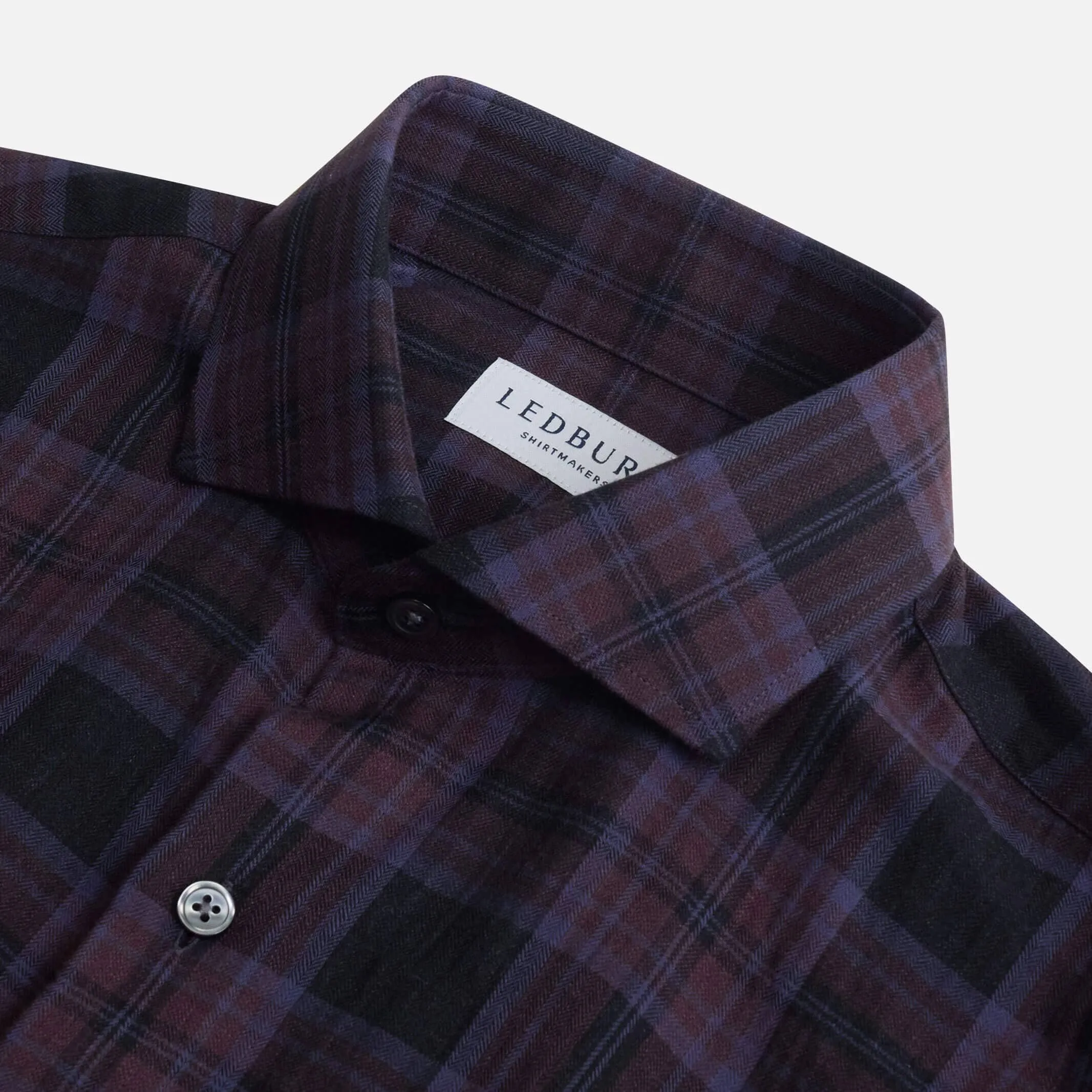 The Plum Esler Brushed Plaid Custom Shirt