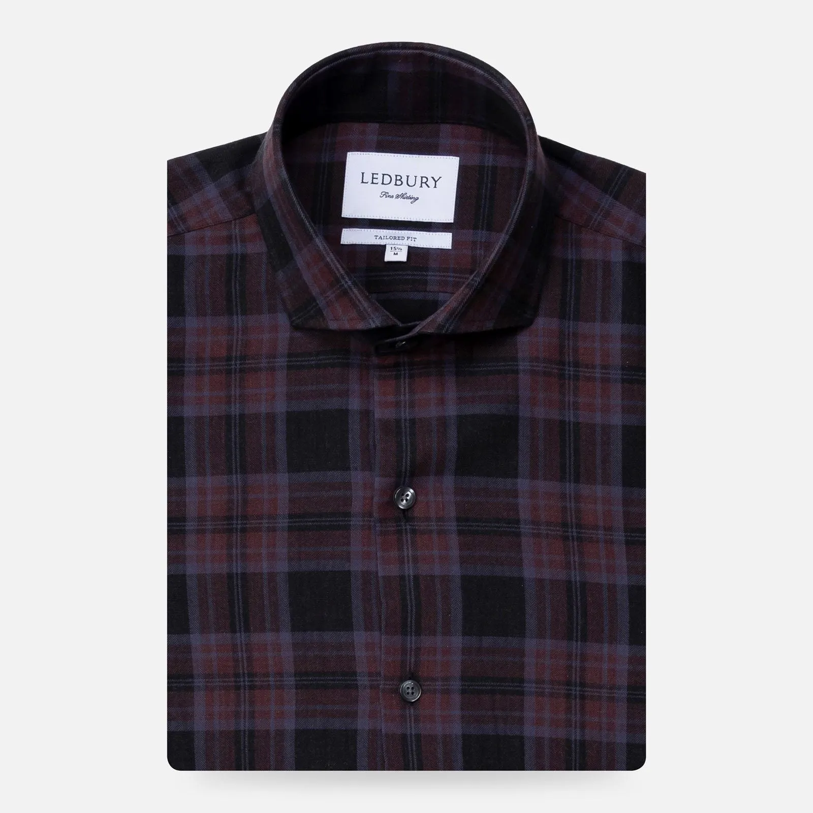 The Plum Esler Brushed Plaid Custom Shirt