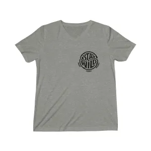 Triblend Short Sleeve V-Neck Tee