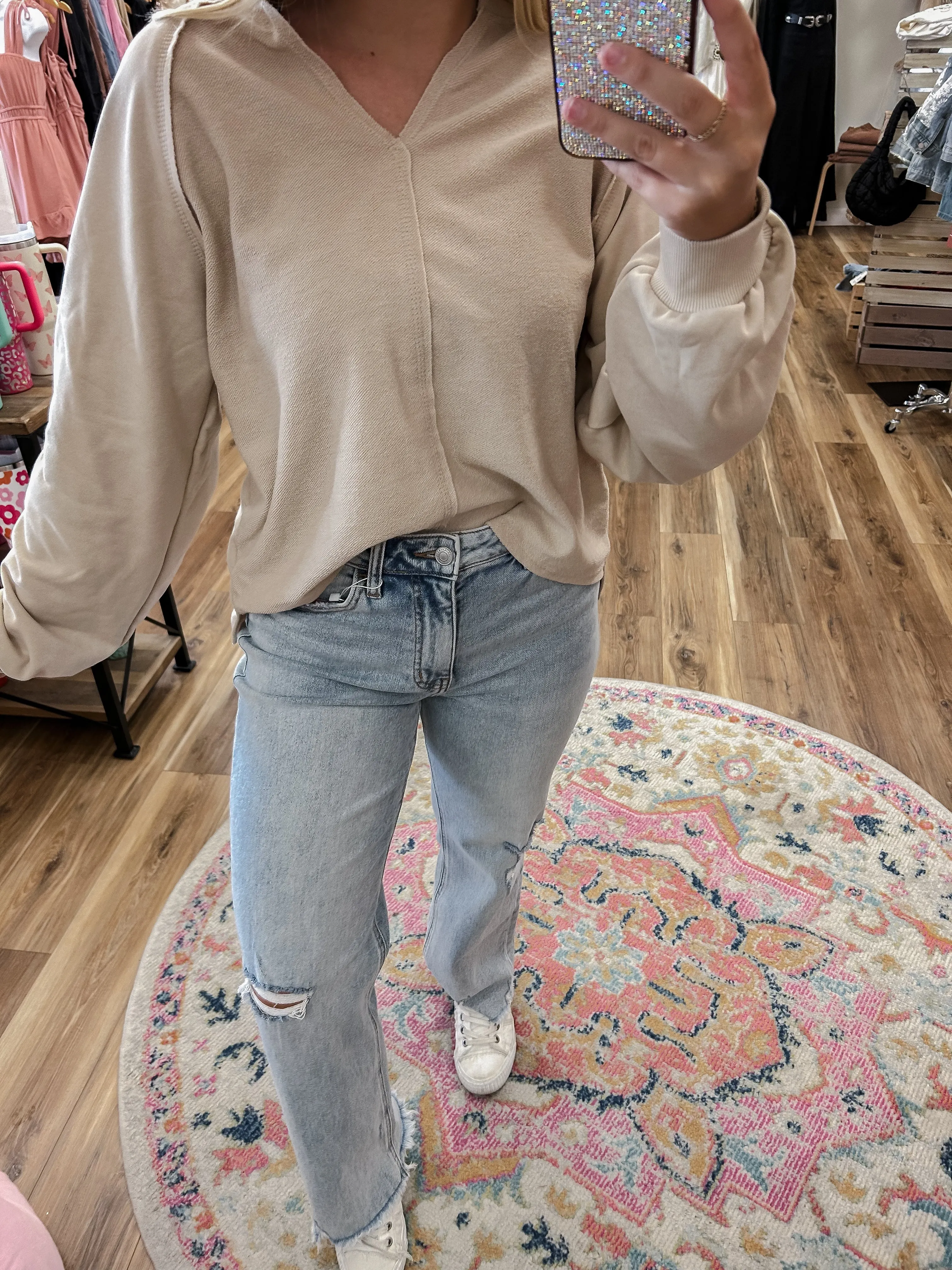 Truly Khaki Top
