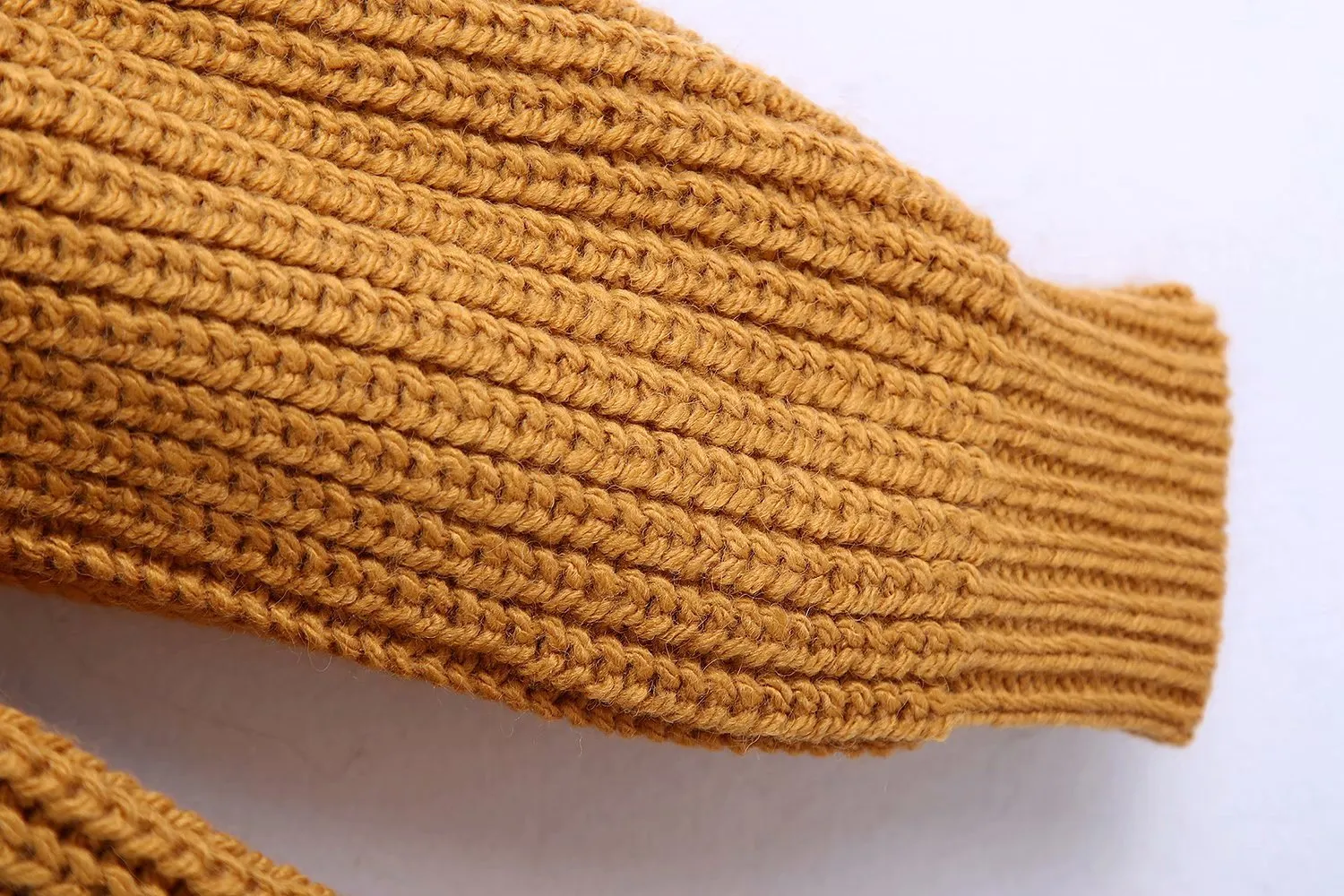 V-neck Knit Lace-up Tie-Back Cardigans