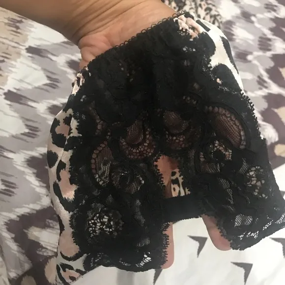 Victoria Secret pajama baby doll set small leopard
