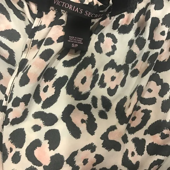 Victoria Secret pajama baby doll set small leopard