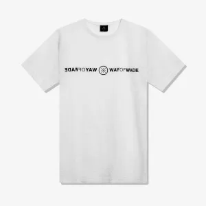 Wade Mirrored Logo Seersucker T-Shirt - Grey