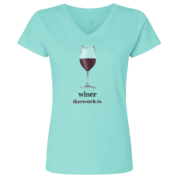 Winer "Red Wine" Women's SS V Neck