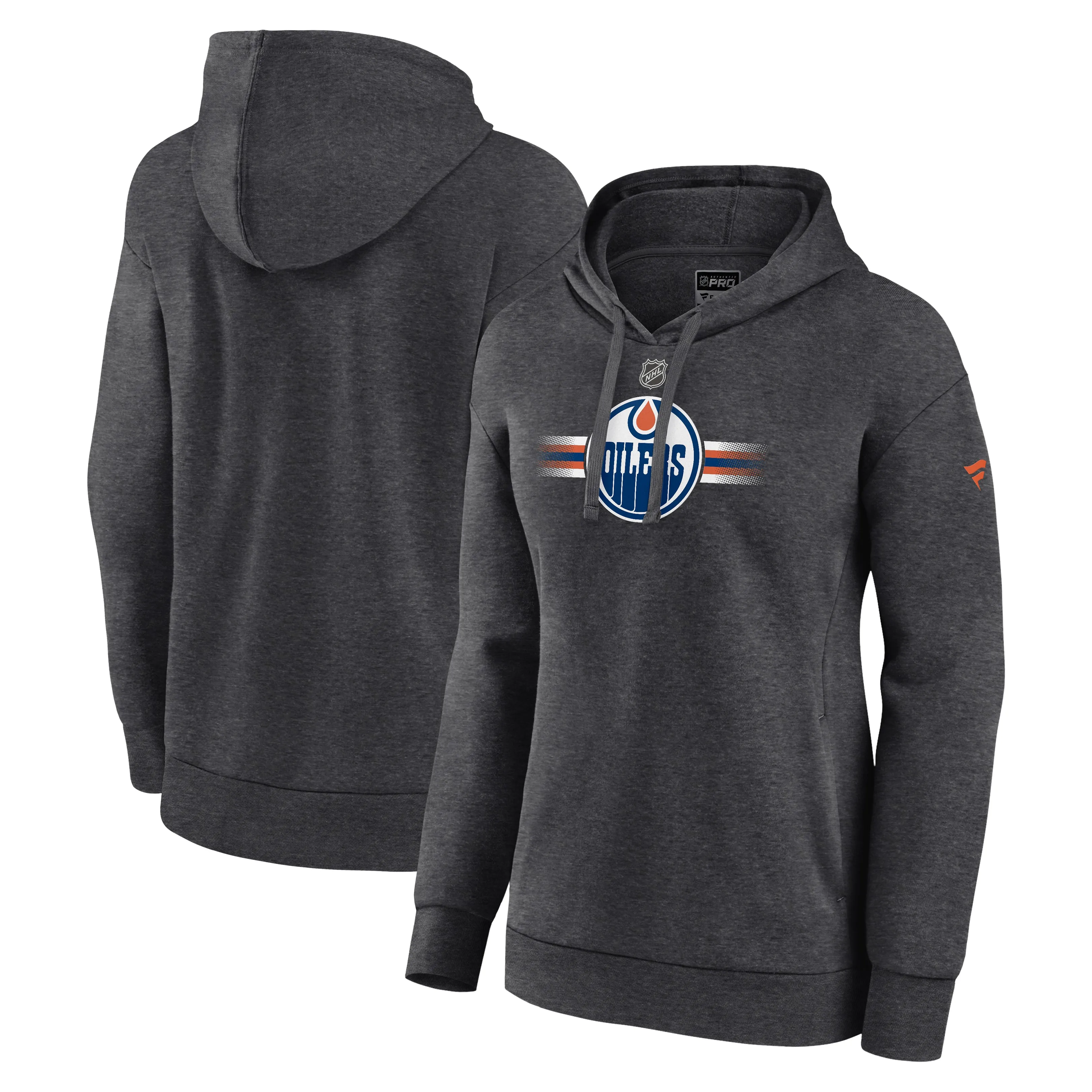 Women's Rink V-Neck Hoodie- Edmonton Oilers