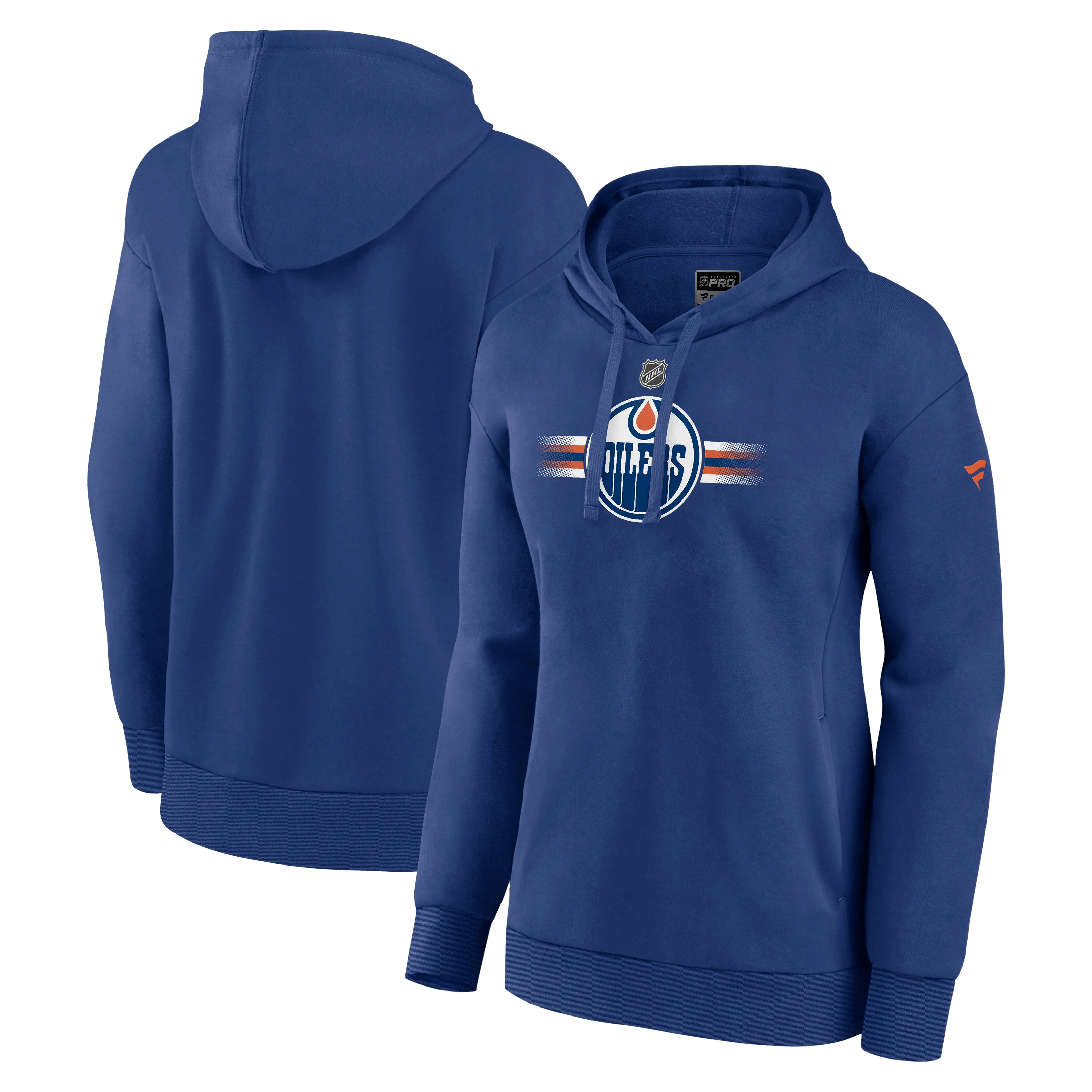 Women's Rink V-Neck Hoodie- Edmonton Oilers