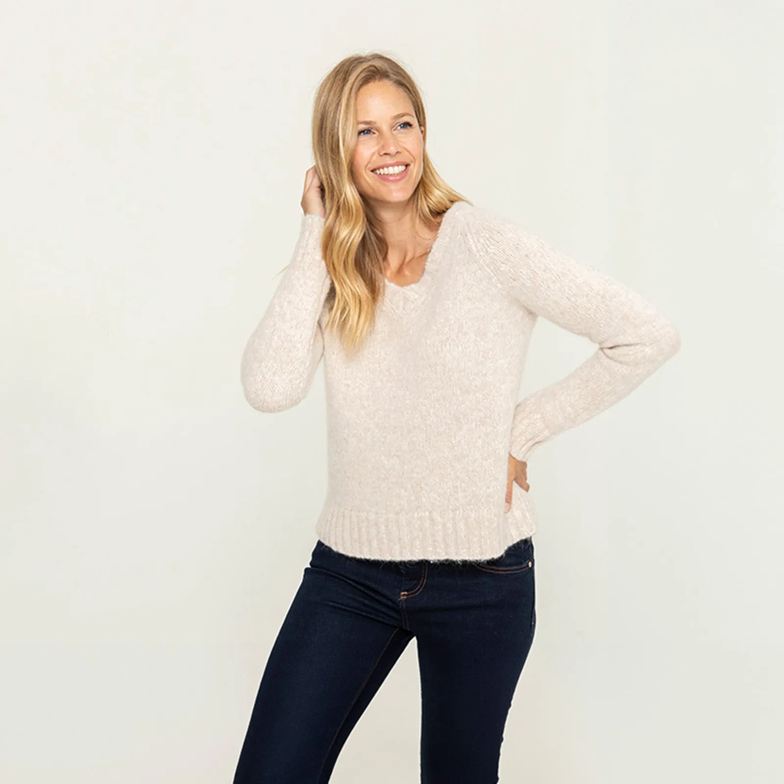 Women's V Neck Sweater