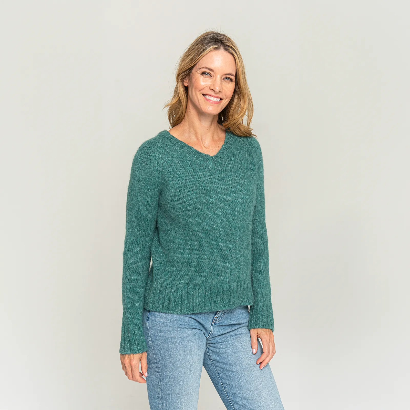 Women's V Neck Sweater