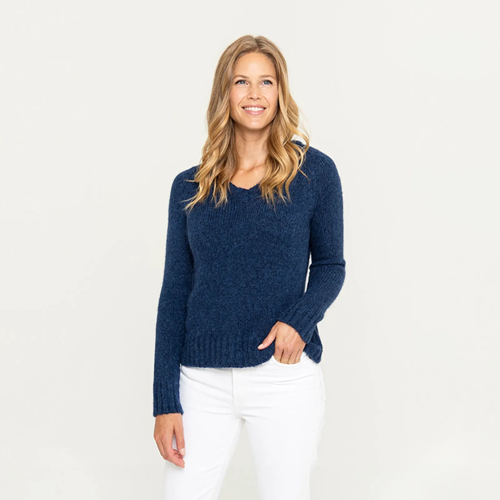 Women's V Neck Sweater