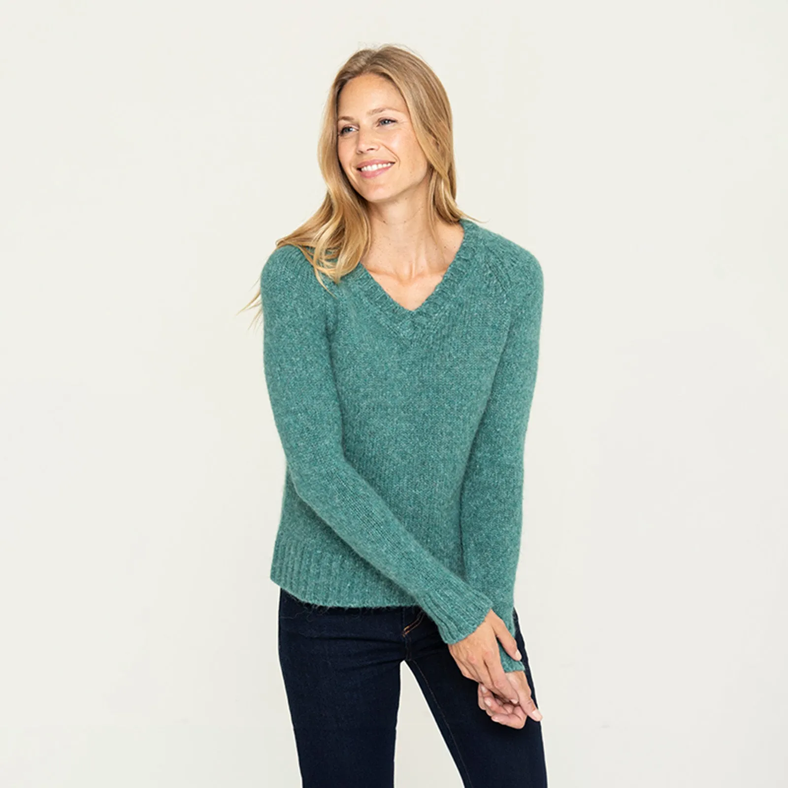 Women's V Neck Sweater